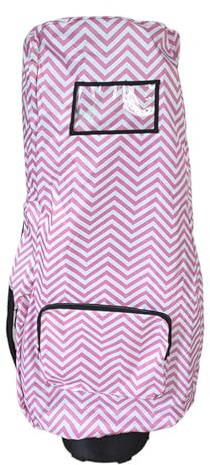 Aislor Couverture pour Sac de Golf imperméable, idéale pour Les transports en Avion - Protection complète pour Golf Rose 115×35×19cm