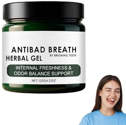 Anti-Bad Breath Herbal Gel, Breath Freshener, Daily Herbal Cleansing Gel, Deodorant & Body Odor Control Cream, Plant-Based Internal Breath Freshener (1)