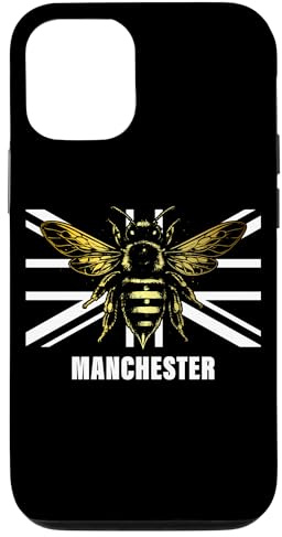 Manchester Bee UK Flag United Kingdom Souvenir Case for iPhone 12/12 Pro