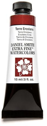 Daniel Smith Extra Fine Watercolor Paint, 15ml Tube, Terre Ercolano, 284600117