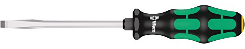 Wera 05007674001 Kraftform Plus 334 SK Slotted Screwdriver, Lasertip, 6.5mm Head, 5 Blade Length