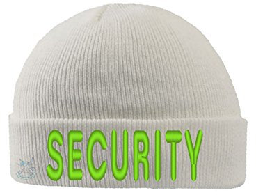 Smart Strickmütze WUNSCHTEXT (weiß)