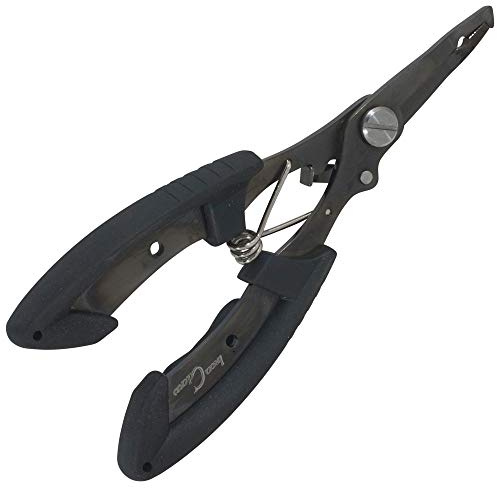 Iron Claw Plier Straight SP 14, 5cm - Angelzange für Sprenringe, Zange & Schere für Spinnangler, Sprengringzange & Schnurcutter