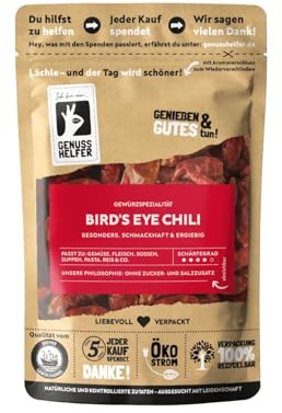 Bremer Gewürzhandel Birds Eye Chili, ganz, sehr scharf, Chilischoten getrocknet, 50g