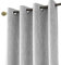 Melodieux 1 Panel Semi Blackout Curtain, Solid Casual Cotton Blend Draps, Soundproof Privacy Protection, Noise Cancelling Grey Draps for Study Room, Nursery Room, Bedroom (Grey, 46 x 54 Inch Drop)