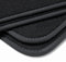 teileplus24 BV537 Velours Fußmatten kompatibel mit Seat Leon 4 KL ST Cupra Leon Kombi Stufenheck 2020- Trittschutz Fahrermatte, Naht:Schwarz