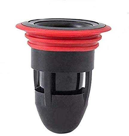 Sinye Gummi Anti-Geruch Bodenablauf Dusche Abwasser Abfluss für Bad Filter (Schwarz)