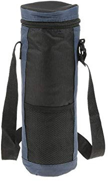 HUI JIN 2l Waterproof Insulated Cooler Oxford Carry Bag for Water Drink Bottle Blue for Beach Picnic
