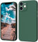 ORDA für iPhone 12 Mini Hülle Silikon Case, Handyhülle für iPhone 12 Mini Ultra Dünn Slim mit Microfiber, Kratzfeste Rundumschutz Case Schutzhülle Hülle für iPhone 12 Mini 5.4'' Matt Grün