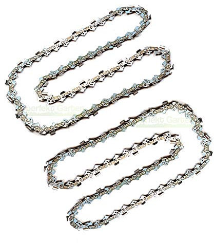 PerfektGarten 2 chaînes de tronçonneuse 35 cm, 1,3 mm, 3/8 ; 53 TG compatible avec Farmer MKS 360 / Black & Decker GK 1935