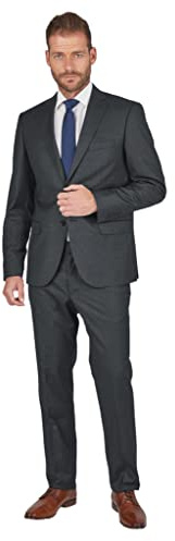 Steffen Klein Herren Anzug - Regular Fit - Zweiteiler Business Anzug - Elastischer Komfort - Klassischer Schnitt