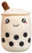Uposao Bubble Tea Plüschtier Kuscheltier, 50CM Cartoon Plüsch Puppen Lustiges Kissen Milchtee Softpuppe Teetasse Kissen Kinderspielzeug Geburtstagsgeschenk Für Kinder Mädchen,Weiß