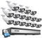 ZOSI 4K PoE Kit de Cámara de Vigilancia 8MP 16CH H.265+ NVR PoE con 16pcs Cámara de Seguridad Exterior, Visión Nocturna en Color, Alarma, Audio, 4TB HDD para Grabación 24/7