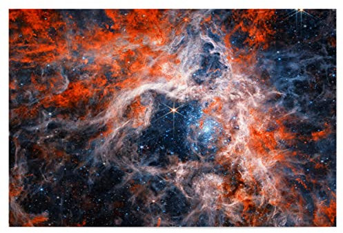 artboxONE Poster 30x20 cm Natur Tarantula-Nebel hochwertiger Design Kunstdruck - Bild tarantelnebel bunt Kosmos