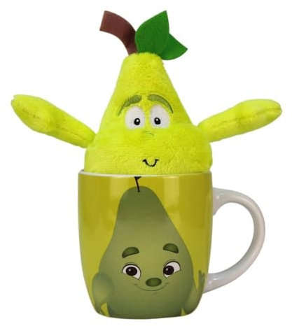 BEMIRO Birne Kuscheltier in Tasse 330 ml - ca. 19 cm…