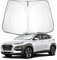 BIXUAN Sonnenschutz kompatibel mit Hyundai Kona SUV N Line 2018-2022 Hybrid Windschutzscheibe für Kona Electric EV das Auto Frontscheibenabdeckung Windschutz für Frontscheibe Blockiert UV Abdeckung