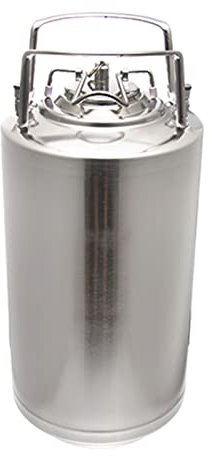 YJSG Mini-Bierfass aus Edelstahl, tragbares Bierfass für Haus, Hotel, Bierfass aus Bierfass für Haus, Hotel, Fass für Handwerksbier, 15 l