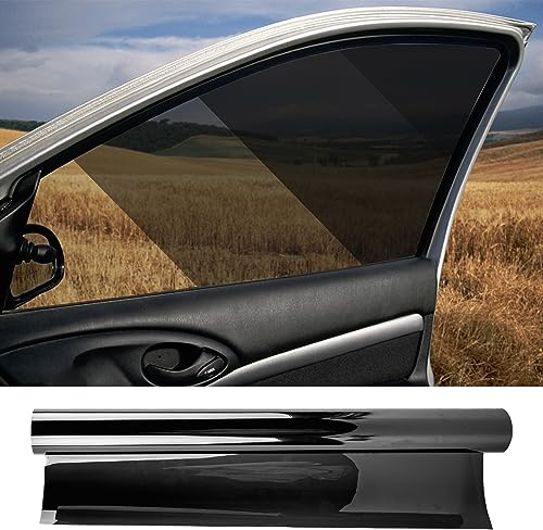 RP Remarkable Power Car Window Tint Film 5% VLT, 20 in x 30' FT UVR 99% Heat& UV Block, Scratch Resistant, undisturbed Signal, Privacy Film for Windshield, Professional Auto Car Tint Roll