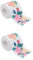 ifundom 2 Rollen Papierservietten Rollenpapier Toilettenpapier Taschentuch Entsorgung Servietten Zellstoff Material Dekorative Muster