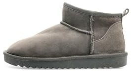 ara Damen Alaska Stiefelette, Light-Grey, 43 EU Weit