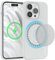 EAZY CASE - Silikonhülle für iPhone 14 Pro Hülle mit MagSafe Silikon Case Weiß weich stoßfeste Handyhülle iPhone 14 Pro Schutzhülle mit Kameraschutz Dünn Premium Schutz Cover TPU Phone Bumper in Weiß