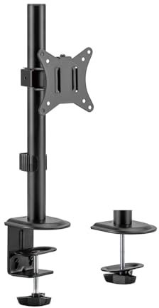 AISENS - DT32TSR-227 - Soporte de Mesa Eco Giratorio e Inclinable para Monitor/TV 9Kg de 17-32, Negro