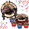 BMX Racing Personalised 8 Inch Cake or Cupcake Icing Toppers - Birthday Party Cake Decorations Perfect For Cakes Brownies Cookies Muffins & More! (6 x Circle Cupcake Toppers (7.5cm x 7.5cm))