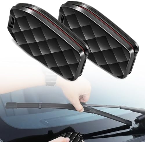 2 Stück Scheibenwischer Schneider Schärfer für BMW F11 F30 F32 G20 G60 1er 2er 3er 4er 5er 6er 7er, Verlängert Lebensdauer der Wischblätter doppelseitiges Design