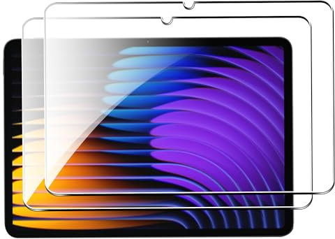 Heioloo 2 Piezas Cristal Templado para Xiaomi Pad 7/ Pad 7 pro 11.2 2024 Protector de Pantalla Vidrio Templado, Sin Burbujas, Dureza 9H, Resistente a Arañazos