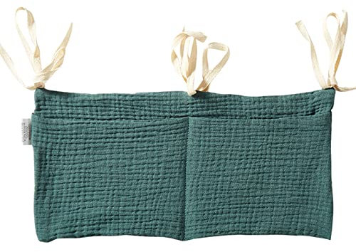 MEAKTSMI Baby Kinderzimmer Krippen Tragbar Baumwolle Zum Aufhängen Windel Für Kinderbett Waschbar Baby Kinderzimmer Krippen Nachttischtasche
