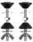 Durable Stainless Steel Toilet Tank Bolts - Toilet Fixings with Toilet Cistern Seal Kit - Close Coupled Toilet Cistern Kit - 2 Pcs of Stainless Steel Toilet Bolts