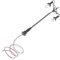 Lurrose Hoflampe Miniaturen Schwarz Warmweiß Licht Miniatur Ornament Gartendekoration Mini Dekoration Dekorative Mini Lampe
