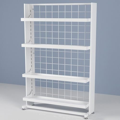 Doorhighpeak Einzelhandelsdisplay -Rackständer, Metall Snack Potato Chip Display Organizer Konzessionsstand, Konzessionsstand Pantry Shelf für Supermarkt Lebensmittelgeschäft Heimküche