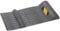 Parkmatte Parkmarkierung 52,5x25x5,2cm Selbstklebende Einparkhilfe Mit Bremsschwelle PKW, Schwarz