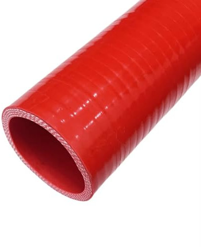 Tuyau d'échangeur thermique en silicone rouge (diamètre intérieur 16-65 mm), for turbocompresseur haute température, renforcé 4 couches, longueur 200 mm.(200mm ID 45mm)