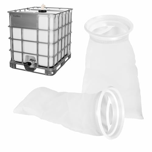 Befun 2Stk IBC Filter Deckelfilter, Nylon IBC Tank Filter Regenwasserfilter | IBC Ersatzfilter für Filterset Regenwassertank IBC Regentonnen, Waschbar, Filtert Schmutz heraus