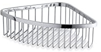 KOHLER 1897-S Shower Basket, Large, Corrosion Resistant, Mounting Hardware Included, Durable, Polished Stainless Steel
