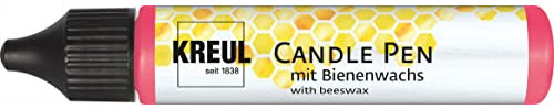 KREUL 49732 - Pintura PICTIXX Pen para velas rojo metálico 29ml.