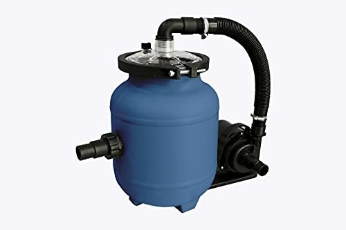 Spid'O 2940 Grupo de Filtración para Piscina, Combo S1, Kit Bomba con Filtración Aqualoon (Bolas filtrantes), 3m3/h para Piscina hasta 8m3