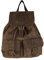 Bayern Bag 1568 2 Hunter im Vintage Look aus Naturbelassenem Vollrindleder Wander-Rucksack, Natur Braun