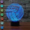 KINGCOO LED Lampe Nachtlicht, Magical 3D Visualisierung Amazing Optische Täuschung Touch Control Light 7 Farben ändern Schreibtischlampen für Kinderzimmer Home Decoration Best Geschenk (Volleyball)