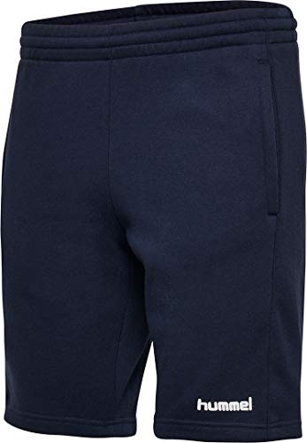 hummel GO Bermuda Sweatshorts Damen - Kurze Jogginghose Damen - Knielang - Bequeme Shorts für Alltag, Sport und Freizeit - aus Weichem Baumwoll-Sweatstoff