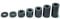 10x ENTRETOISE PLASTIQUE M5 NOIRE EPAISSEUR 4 A 30MM ID 5mm OD 10mm POUR VIS TUBE RONDELLE (Epaisseur L=24mm)