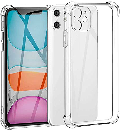 OcioDual Coque de Protection Antishock Silicone en Gel TPU avec Absorption Protection Compatible avec iPhone 11 Transparent
