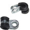Lumonic 10x fascette per tubi da 5mm con inserto in gomma I Fascette per cavi da avvitare I Fascetta per tubi 5mm, fascette per tubi, fascetta di fiss