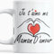 Paroles d'amour Cadeau fete des meres original Tasse Je t'aime Ma Maman d'amour Cadeau Noël Anniversaire Bonne Fete maman Tasse Idées cadeaux Femme Personnalisé fête des meres