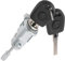 CANTONDZ Barril de cerradura de puerta delantera derecha del conductor con 2 llaves Compatible con VW Golf Mk4 Bora Fox Fabia New Beetle Transporter T5 1U0837168