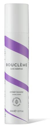 Bouclème - Protein-Booster – Haarpflegeprodukte hinzufügen, um das Haar zu schützen und zu stärken – 99% natürlich gewonnene Inhaltsstoffe und vegan – 30 ml, klar