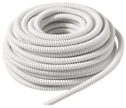 Kondensatschlauch | 30m, flexibler, verstärkter Spiralschlauch mit glatter Innenseite für Klimaanlagen zum Abführen von Tauwasser Ø16mm / Ø20mm, Größe:, Menge: