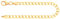 EDELIND Armband Herren 333 Gelbgold 3.1 mm Bracelet Panzerkette facettiert 8 Karat Gold Länge 19 cm Armkette Echtgold Goldarmband Made in Germany